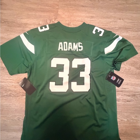 New York Jets - Adam’s #33 Green NFL Jersey by Nike - Picture 2 of 3